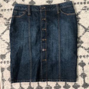 Apt 9 petite denim skirt